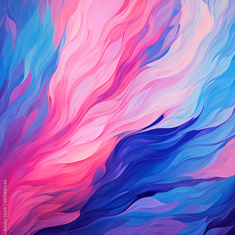 Pink and Blue abstract wave background design