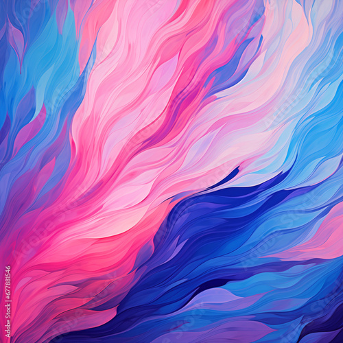 Pink and Blue abstract wave background design