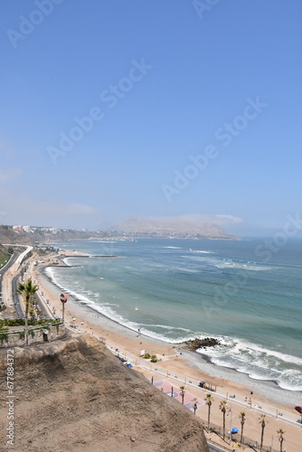 Beautiful view from Lima   Peru