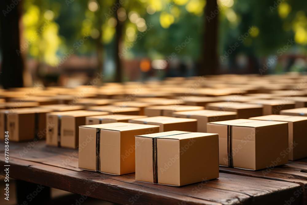 Cardboard Boxes On Conveyor Belt In The Warehouse Modern Warehousing and Logistics Facility with Conveyor and Machinery Cardboard Boxes On Conveyor Belt In The Warehouse Modern Warehousing and Logistics Facility with Conveyor and Machinery