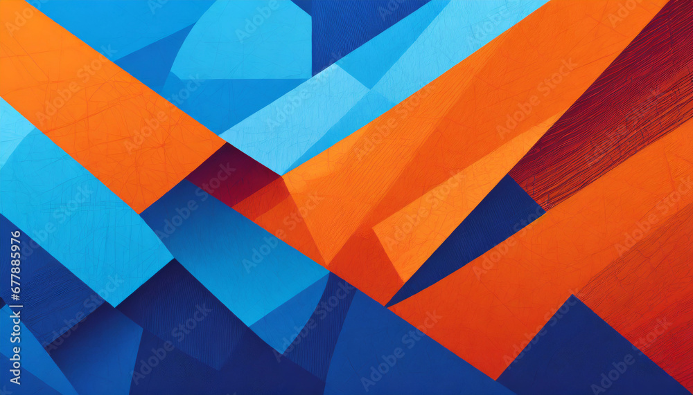 orange and blue abstract random shape desktop wallpaper background red and blue background illustration ai generative orange and blue abstract random shape desktop wallpaper background red and blue background illustration ai generative