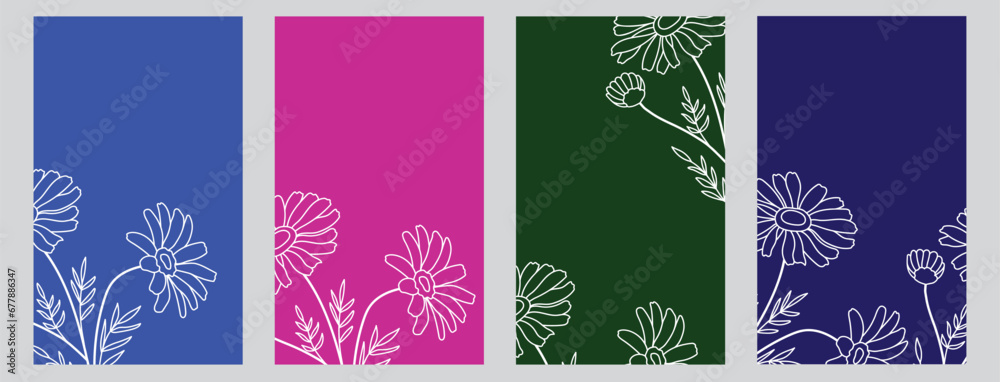 Stunning social media banners featuring a beautiful set of leaves and flowers with minimal abstract organic shapes. Versatile templates suitable for posts, cards, covers, and more. Vector illustration Stunning social media banners featuring a beautiful set of leaves and flowers with minimal abstract organic shapes. Versatile templates suitable for posts, cards, covers, and more. Vector illustration