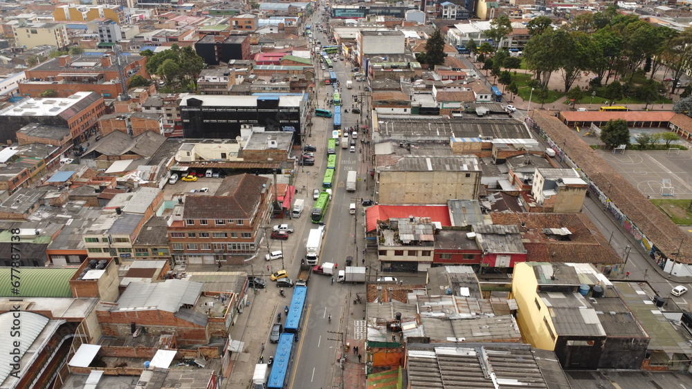aerial photography of Bogota aerial photography of Bogota