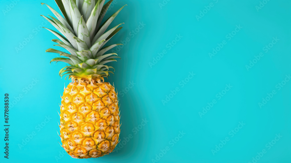 Pineapple Natural Colors , Background For Banner, HD