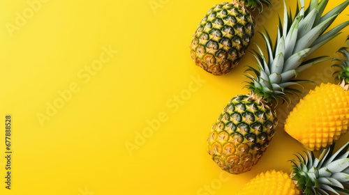Pineapple Natural Colors , Background For Banner, HD
