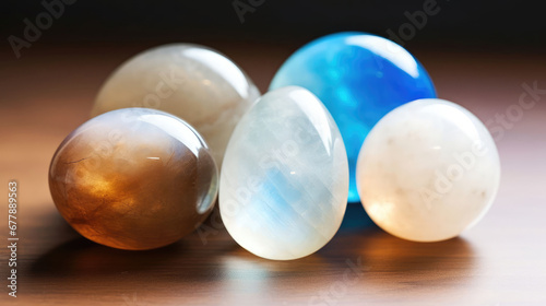 Rainbow Moonstone Natural Colors , Background For Banner, HD