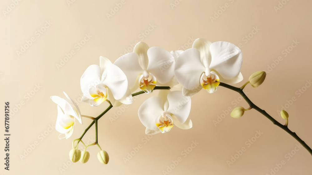 Fototapeta premium Orchid Natural Colors , Background For Banner, HD