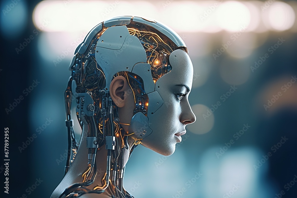 Technology and engineering concept. Artificial Intelligence, AI, machine learning, Big data, cyber mind domination, Chat bot, chat gpt, robo advisor , robotic. brain future . Technology and engineering concept. Artificial Intelligence, AI, machine learning, Big data, cyber mind domination, Chat bot, chat gpt, robo advisor , robotic. brain future .