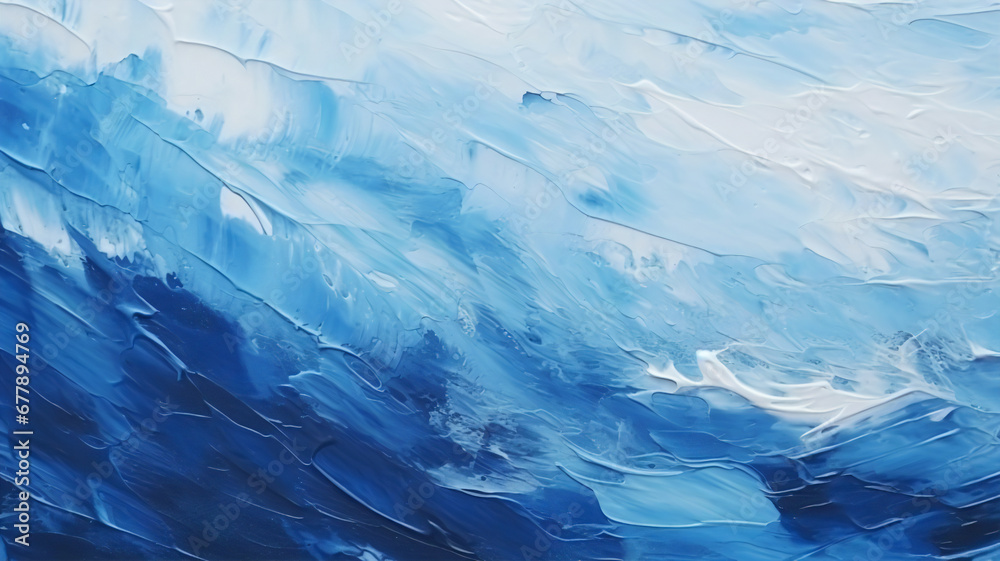 Background with blue oil paints, generative AI Background with blue oil paints, generative AI