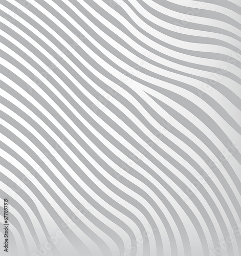 White and gray wavy lines pattern texture.