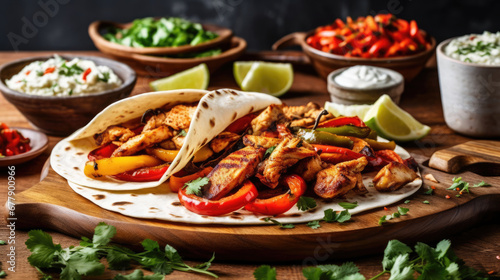 Chicken Fajitas Natural Colors Minimalis , Background For Banner, HD