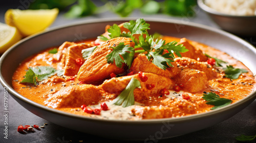 Chicken Tikka Masala Natural Colors, Background For Banner, HD