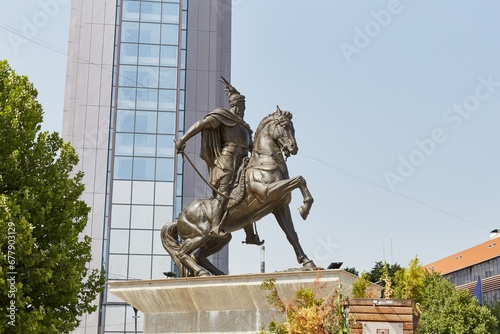 Foto The vibrant city of Pristina, the capital of Kosovo
