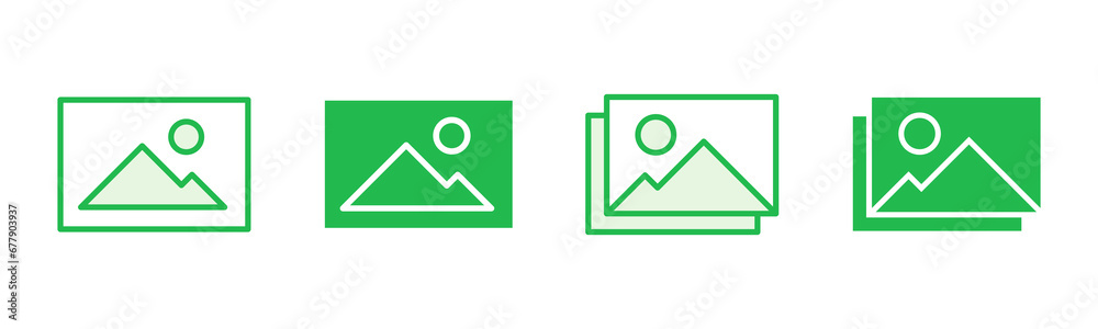 Picture icon set. photo gallery icon symbol Picture icon set. photo gallery icon symbol