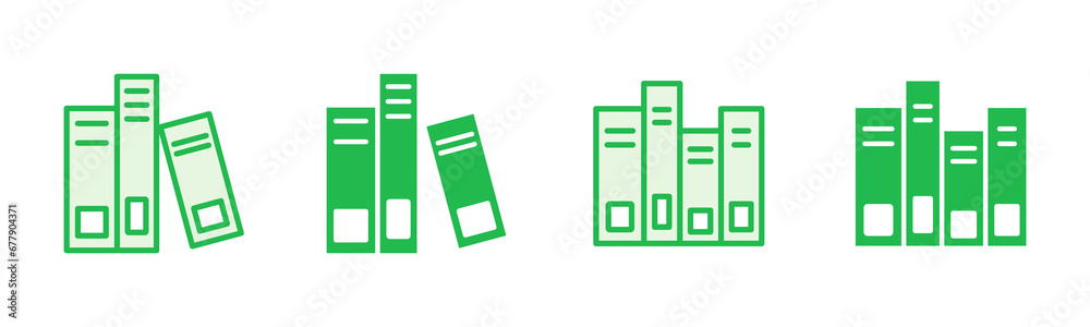 Library icon set. education icon vector Library icon set. education icon vector