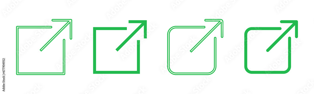 External link icon set. link icon vector. hyperlink symbol External link icon set. link icon vector. hyperlink symbol