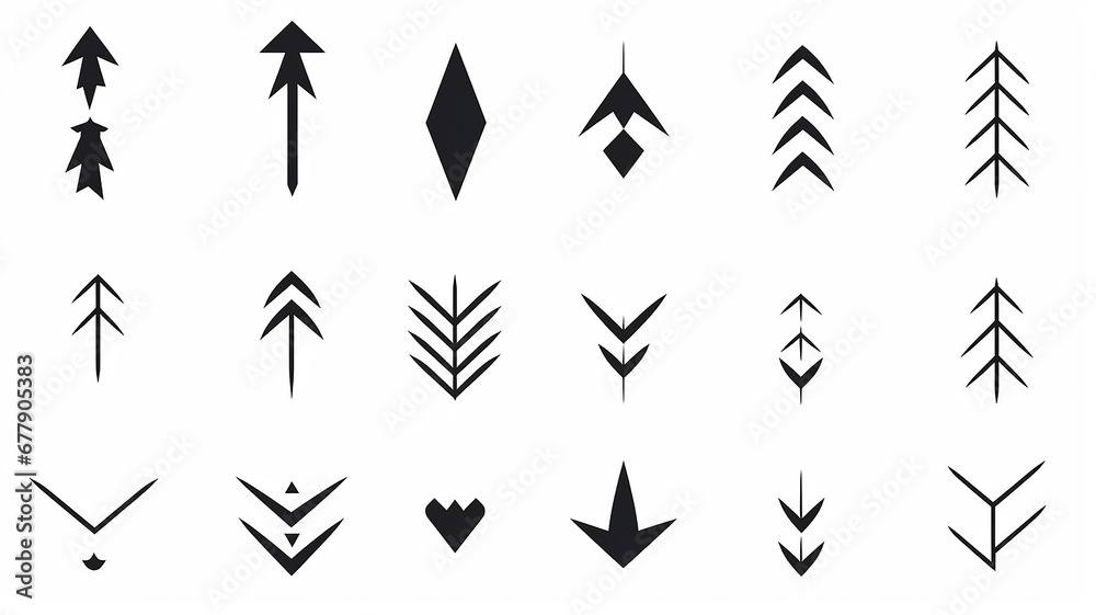 arrow, collection of icons of small black pointer arrows for design isolated on a white background, flat minimalism graphics, set of illustrations arrow, collection of icons of small black pointer arrows for design isolated on a white background, flat minimalism graphics, set of illustrations