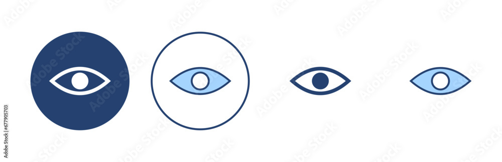 Eye icon vector. Eye sign and symbol. Look and Vision icon. Eye icon vector. Eye sign and symbol. Look and Vision icon.