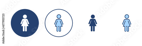 Female icon vector. woman sign and symbol