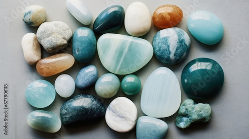 Amazonite Natural Colors Minimalist Bright, Background For Banner, HD