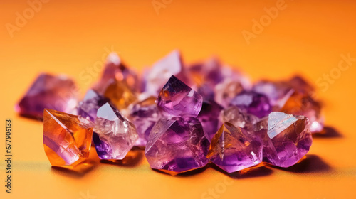 Ametrine Natural Colors Minimalist Bright, Background For Banner, HD