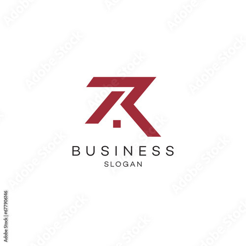 Real estate R letter house premium business solution abstract Logo Icon design vector modern minimal style illustration emblem sign symbol logotype