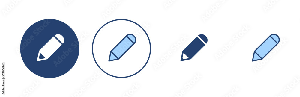 Pencil icon vector. pen sign and symbol. edit icon vector Pencil icon vector. pen sign and symbol. edit icon vector