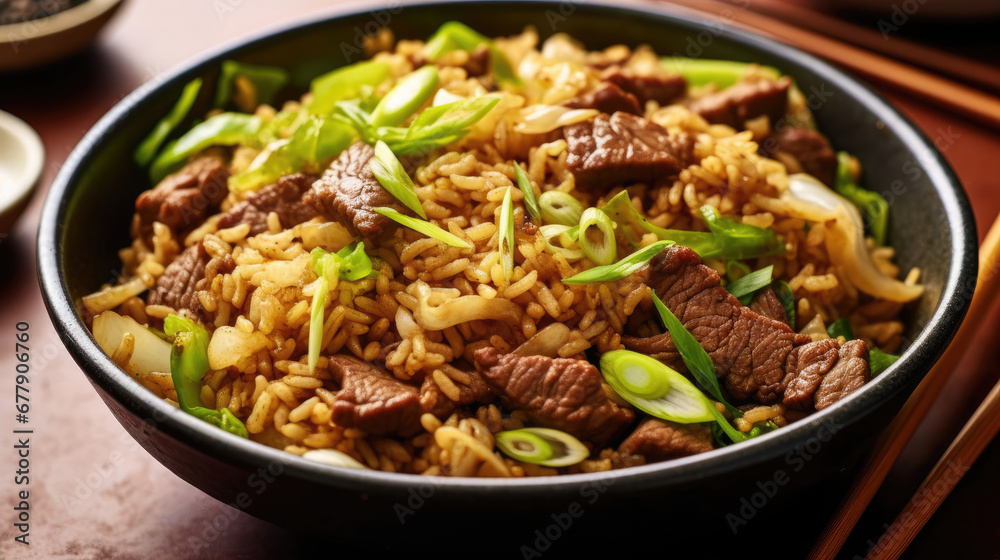Beef And Cabbage Fried Rice Natural Color, Background For Banner, HD Beef And Cabbage Fried Rice Natural Color, Background For Banner, HD