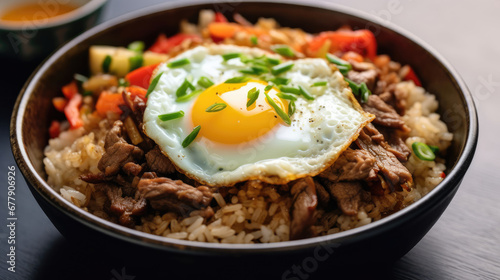 Beef And Egg Fried Rice Natural Colors  Background For Banner  HD
