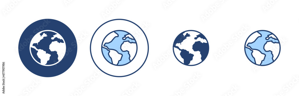 World map vector. Worldmap sign and symbol. Globe icon World map vector. Worldmap sign and symbol. Globe icon
