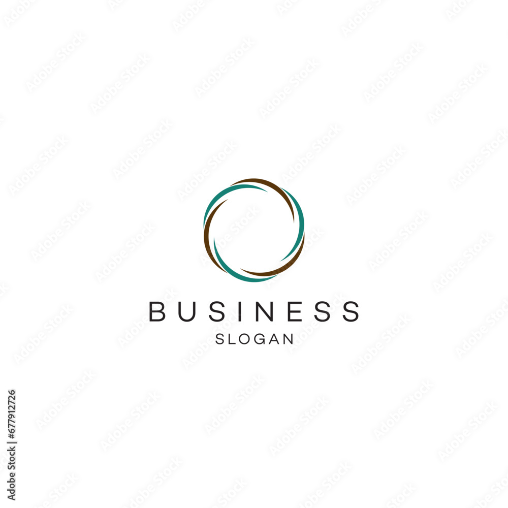 Rounded circle lined multi color Premium business solution Abstract Logo Icon design vector modern minimal style illustration emblem sign symbol logotype Rounded circle lined multi color Premium business solution Abstract Logo Icon design vector modern minimal style illustration emblem sign symbol logotype
