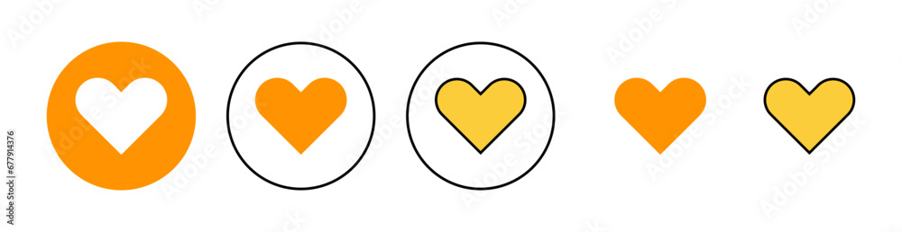 Love icon set for web and mobile app. Heart sign and symbol. Like icon vector. Love icon set for web and mobile app. Heart sign and symbol. Like icon vector.