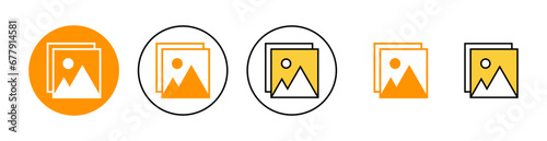 Free Download Picture icon set for web and mobile app. photo gallery sign and symbol. image icon - GFXLoad