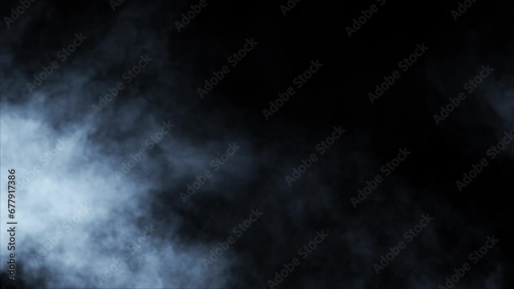 Abstract white smoke in slow motion. Smoke, Cloud of cold fog in light spot background. Light, white, fog, cloud, black background, 4k, ice smoke cloud. Floating fog. Abstract white smoke in slow motion. Smoke, Cloud of cold fog in light spot background. Light, white, fog, cloud, black background, 4k, ice smoke cloud. Floating fog.