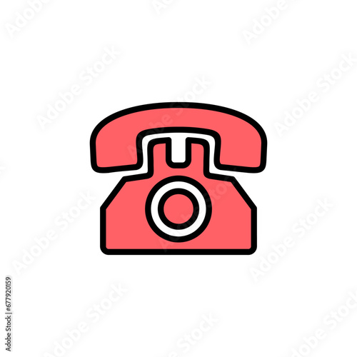 Telephone icon set illustration. phone sign and symbol © OLIVEIA