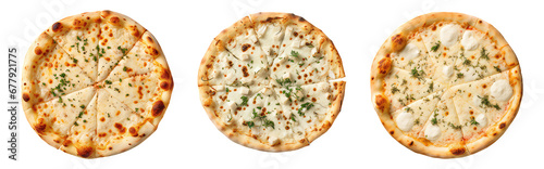 Garlic white pizza 
