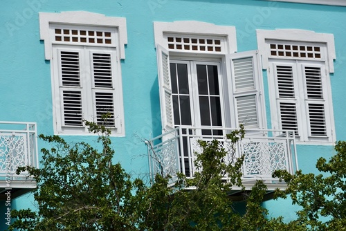 Colourful Dutch Colonial Architecture in Willemstad Curacao © Mary Baratto
