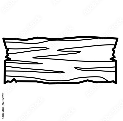 Wood Board Lines Style Texture Vector Illustration 