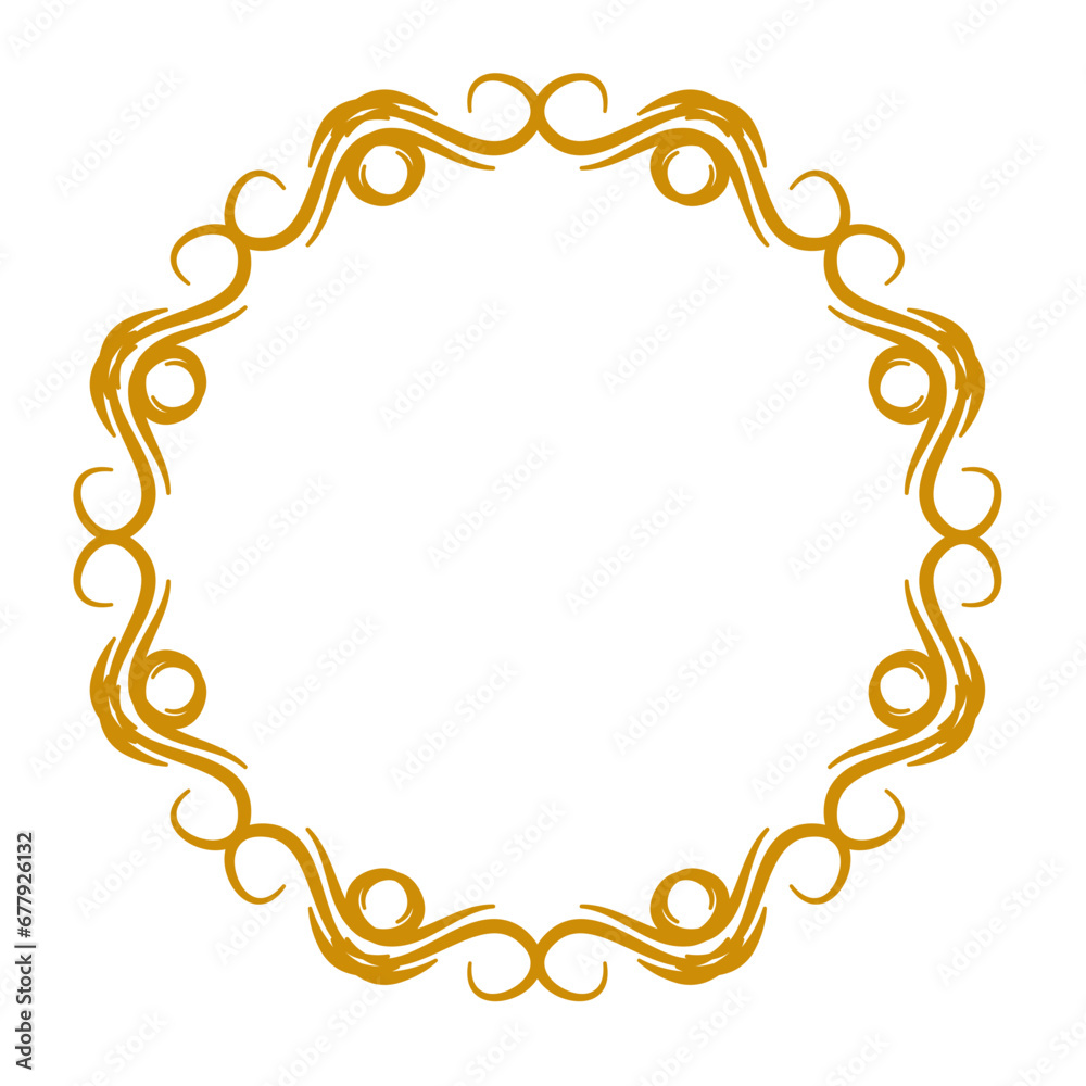 Round Border Frame Mandala Round Ornate vector Round Border Frame Mandala Round Ornate vector