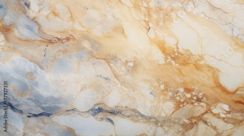Beige Marble with Galaxy Horizontal Background. Abstract stone texture backdrop. Bright natural material Surface. AI Generated Photorealistic Illustration.