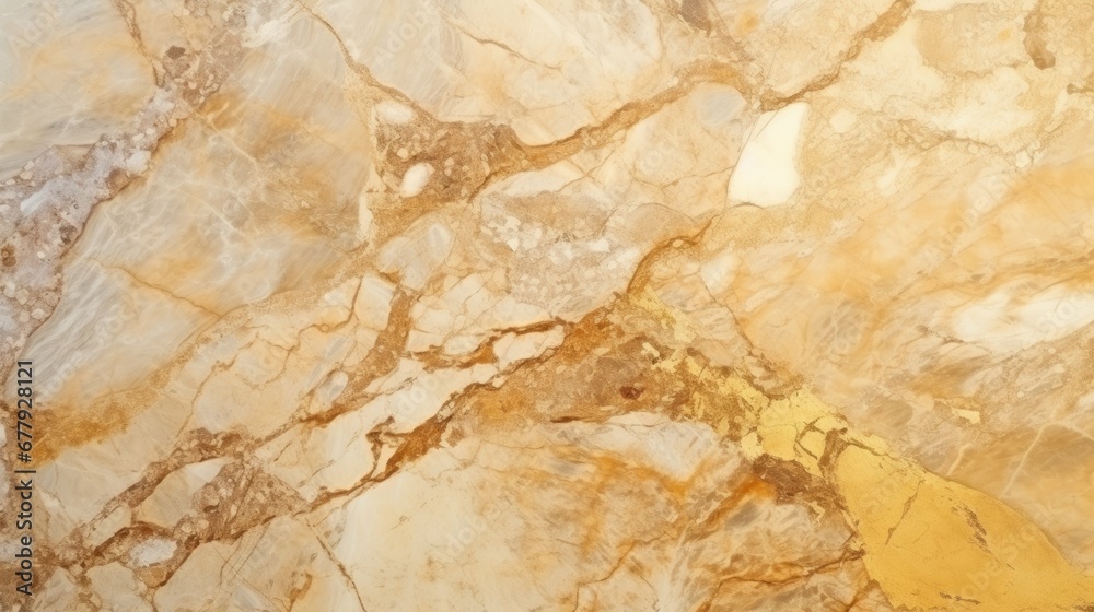 Beige Marble with Golden Veins Horizontal Background. Abstract stone texture backdrop. Bright natural material Surface. AI Generated Photorealistic Illustration. Beige Marble with Golden Veins Horizontal Background. Abstract stone texture backdrop. Bright natural material Surface. AI Generated Photorealistic Illustration.