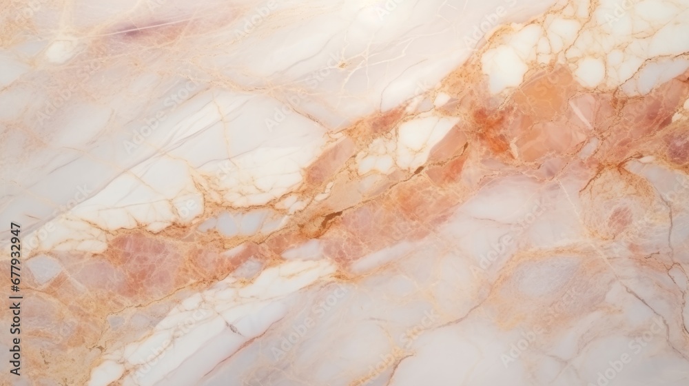 Beige Marble with Rose Gold Horizontal Background. Abstract stone texture backdrop. Bright natural material Surface. AI Generated Photorealistic Illustration. Beige Marble with Rose Gold Horizontal Background. Abstract stone texture backdrop. Bright natural material Surface. AI Generated Photorealistic Illustration.