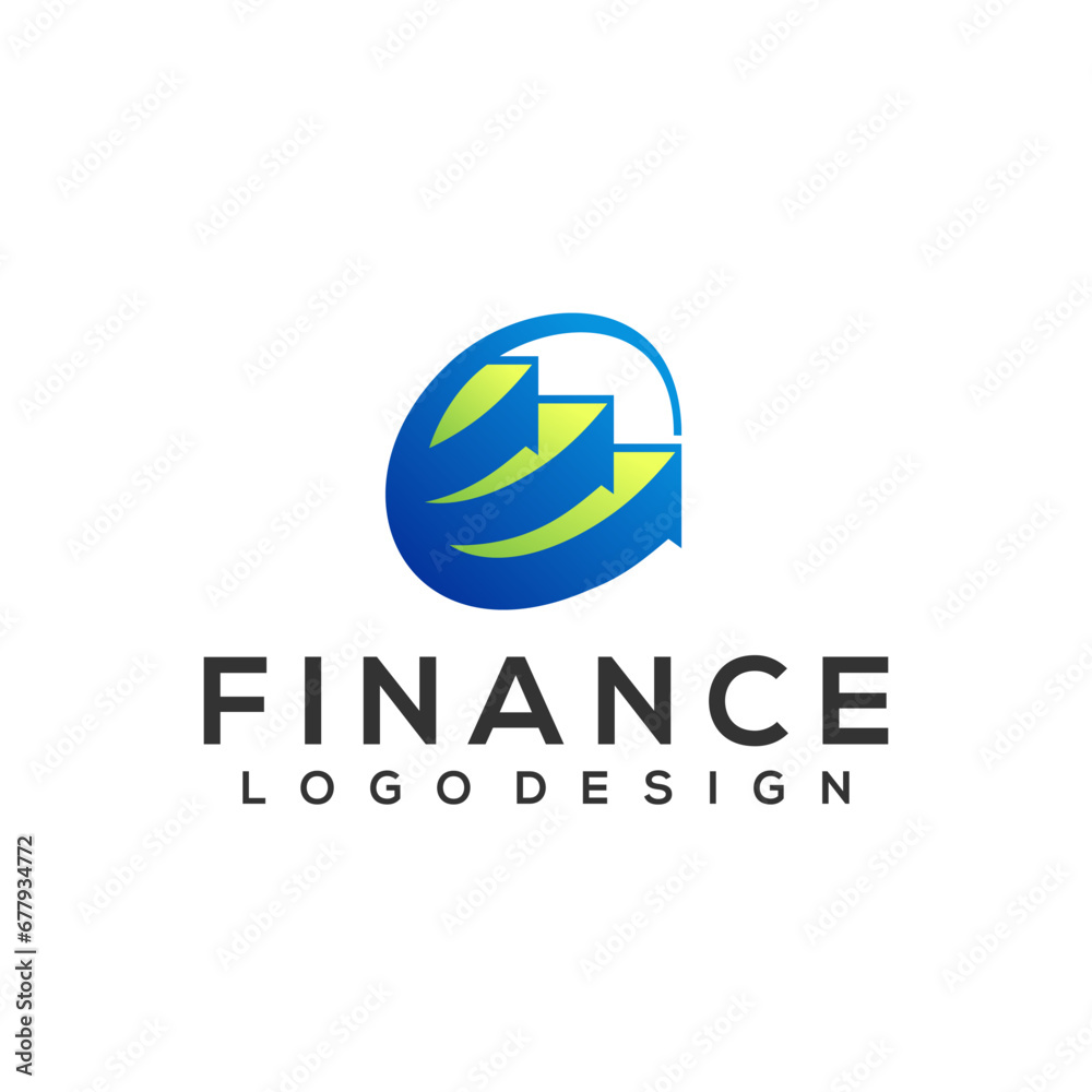 Investment logo with capital letter O, finance logo, financial investment logo, business logo