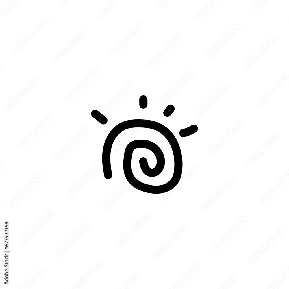spiral doodle line for decoration spiral doodle line for decoration