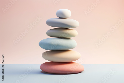 stack of stones, balance background with copy space