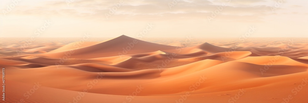 illustratio of the desert, generative AI
