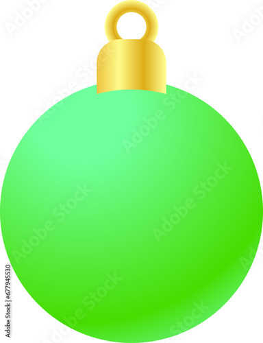 The Christmas Balls for celebration or Holiday concept.