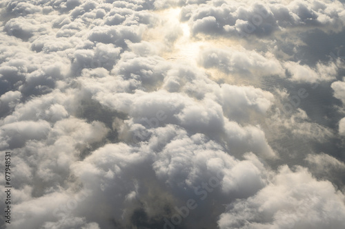 Fototapeta Naklejka Na Ścianę i Meble -  Clouds taken from an airplane.