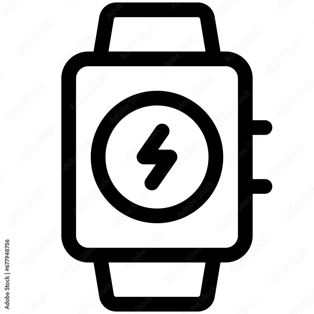 smartwatch charging icon