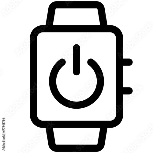 smartwatch power off icon